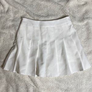 White School Girl Skirt